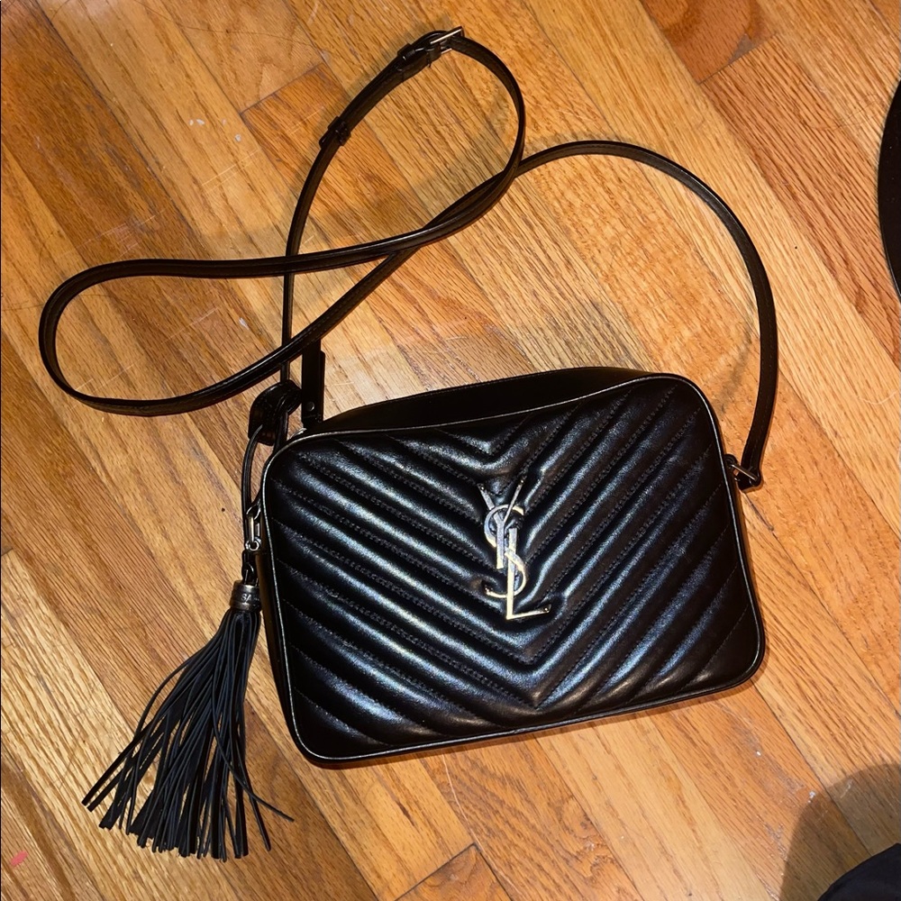 Yves Saint Laurent YSL Lou Matelasse camera crossbody bag